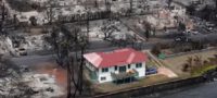 Picture “The Red House” Stands Alone Amidst Devastating Hawaii Wildfires
