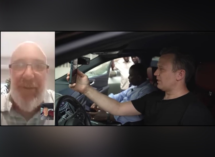 David Facetimed Len Green, the car owner, and showed him his stolen car. 