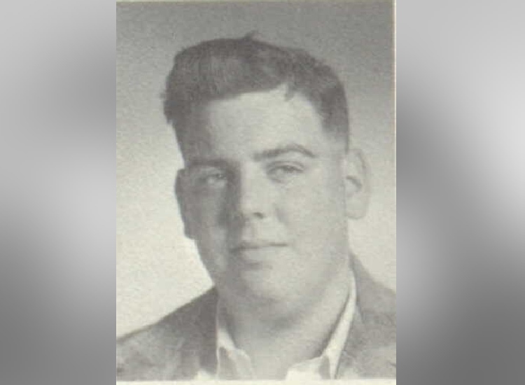 Jon Brower Minnoch in his senior yearbook photo from Bothell High School, 1958.