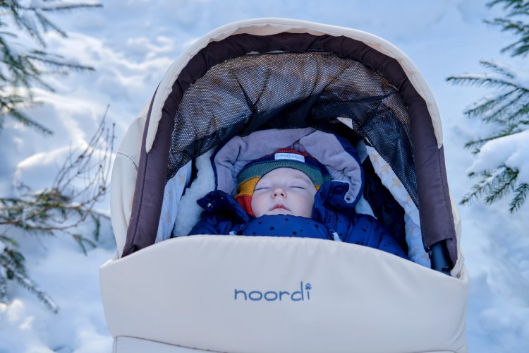 Babies are known to sleep for longer when kept outside in the cold