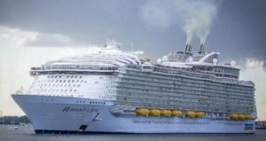 largest cruise ship causing pollution