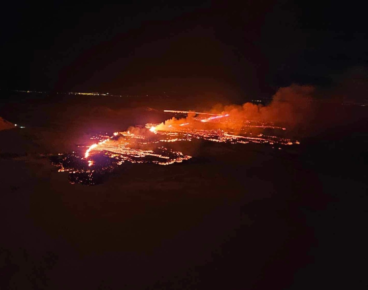 Iceland Volcano Eruption 19 December 2023