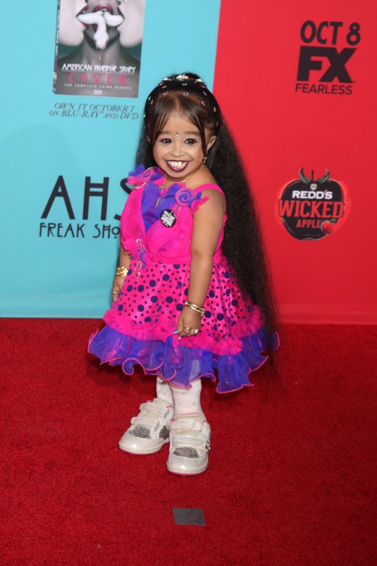 Jyoti Amge at the 'American Horror Story: Freak Show' Premiere Event