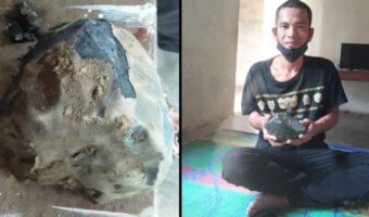 Picture Meteorite Crash Through Roof Makes Man an Overnight Millionaire