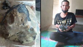 Picture Meteorite Crash Through Roof Makes Man an Overnight Millionaire