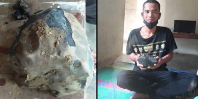 Picture Meteorite Crash Through Roof Makes Man an Overnight Millionaire