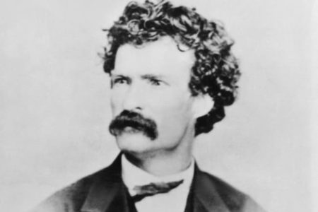Picture Mark Twain and Halley’s Comet