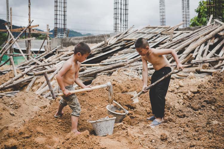 Nearly 50 million people worldwide, including over 3.3 million children, are trapped in modern slavery