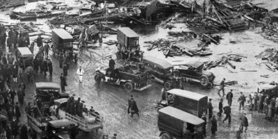 Picture 10 Times, the Streets Were Flooded with Something that Was Not Water