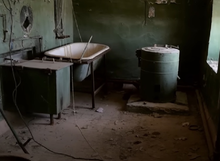 Inside view of the Soviet Union's biological weapons testing site