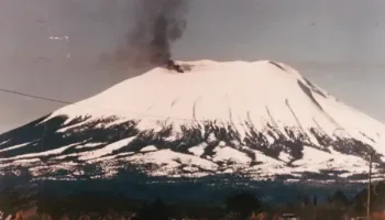 Picture Sitka’s Mount Edgecumbe “erupts” in epic April Fool’s prank