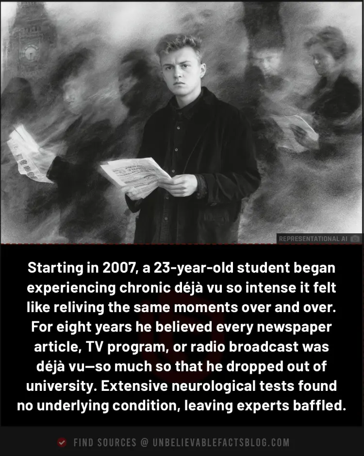 Student felt eight-year deja vu loop