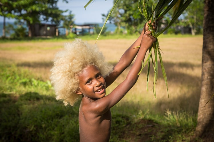 Solomon Islands boy
