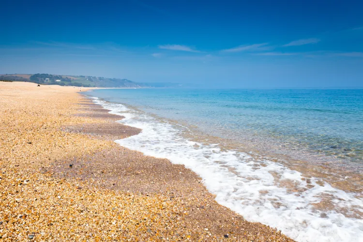 The Slapton Sands near Torcross is in Devon, England, and the UK.