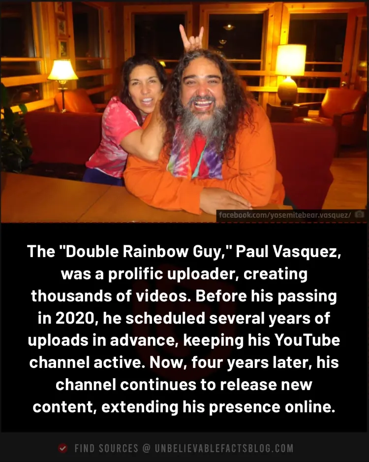 Double Rainbow Guy scheduled videos