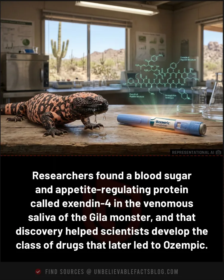 Gila monster venom research helped inspire GLP-1 drugs like Ozempic