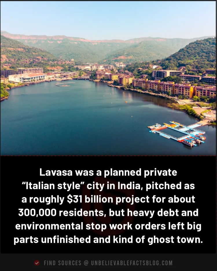 Lavasa, India's stalled "Italian" hill city.