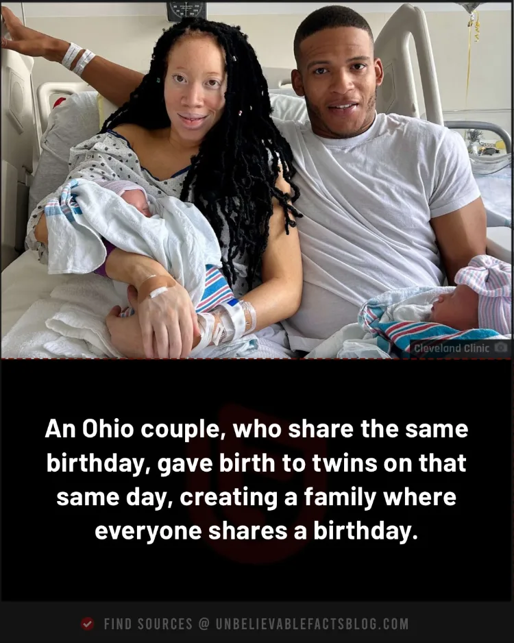 Ohio family of four shares the same August 18 birthday.