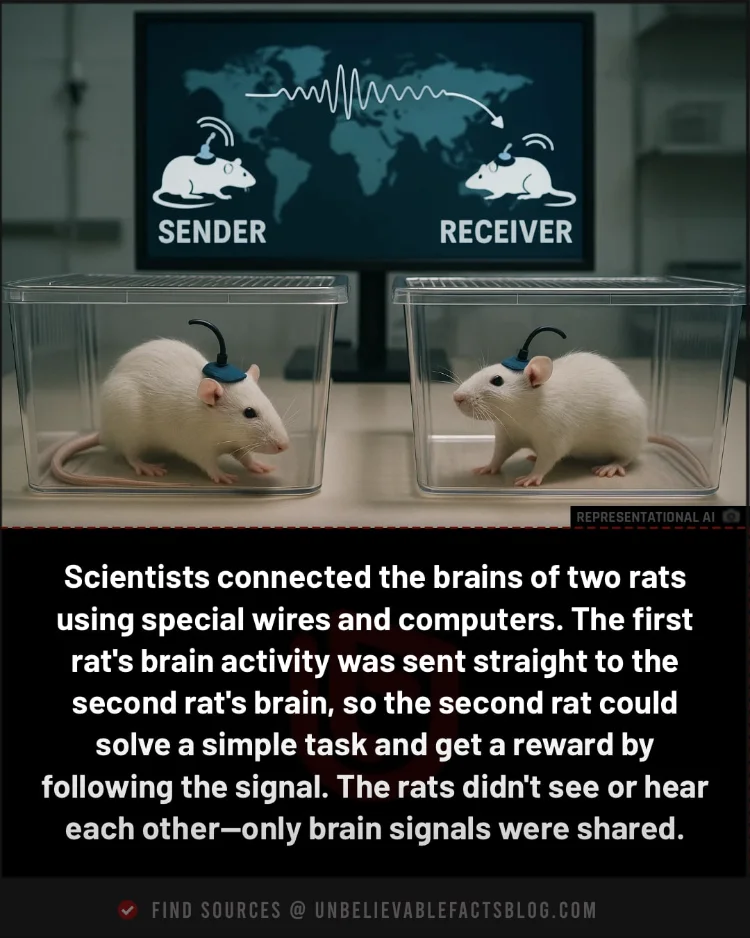 Researchers wired two rat brains together