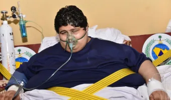 Picture Khalid bin Mohsen Shaari Set a Record by Shedding 542 kg