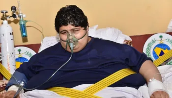 Picture Khalid bin Mohsen Shaari Set a Record by Shedding 542 kg