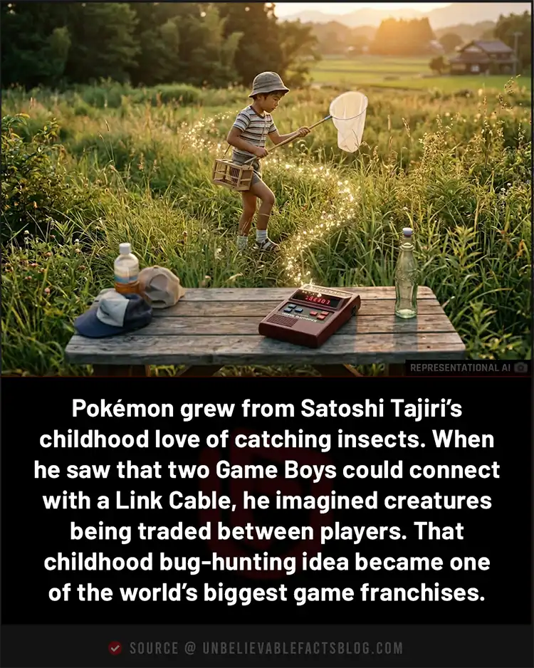 Pokémon started from bug catching