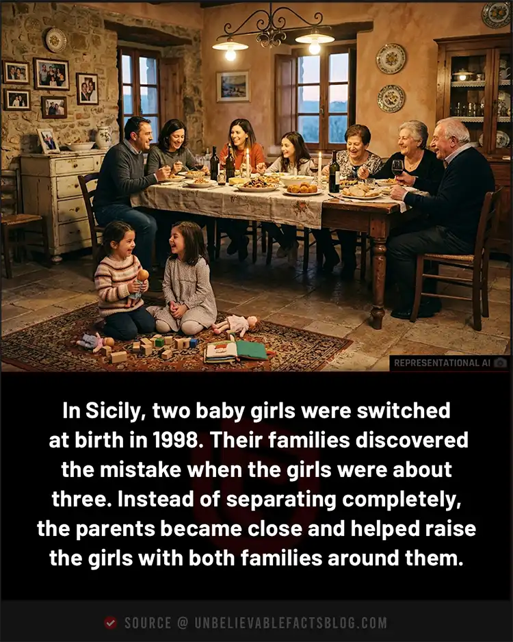 Sicily twins switched at birth Sicily twins switched at birth