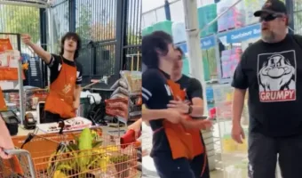 Picture Home Depot Employee Quits Job After Heated Customer Argument