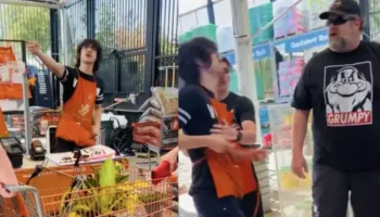 Picture Home Depot Employee Quits Job After Heated Customer Argument