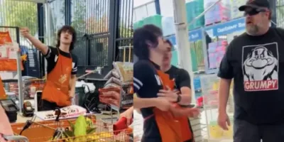 Picture Home Depot Employee Quits Job After Heated Customer Argument