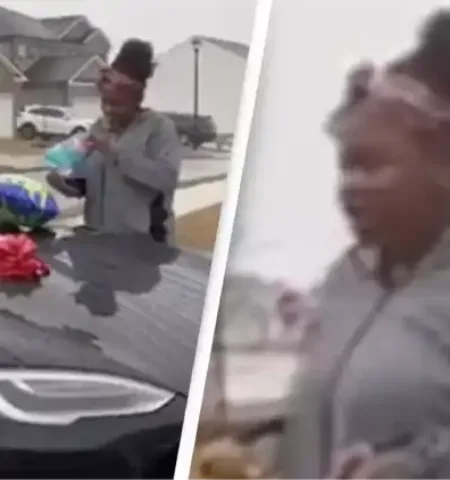 Picture Mom Surprises Ungrateful Daughter With Brand New Tesla