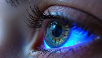 Picture Infrared Contact Lens Lets You See in the Dark Even with Eyes Closed