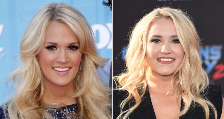 Carrie Underwood and Emily Osment Carrie Underwood and Emily Osment