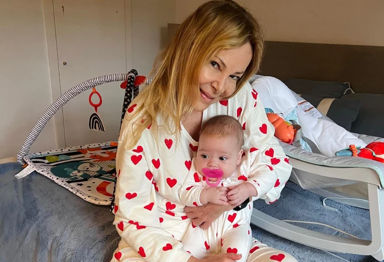 Ana Obregón with Anita Sandra Ana Obregón and Anita Sandra