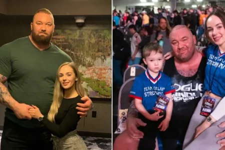 Picture “The Mountain” and Kelsey Henson Prove Their Nineteen Inch Height Difference is No Barrier to Love