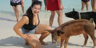 Picture An Uninhabited Island Run by Pigs — and they Love Tourists