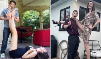 Picture The Tallest Professional Model Who Once Held a World Record for Longest Legs