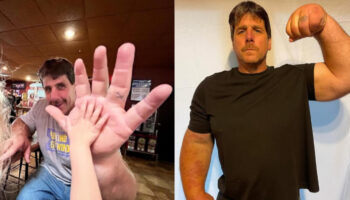 Picture The Incredible Strength of Arm Wrestler Jeff Dabe and His 20-Inch Forearms