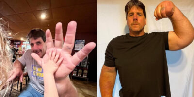 Picture The Incredible Strength of Arm Wrestler Jeff Dabe and His 20-Inch Forearms
