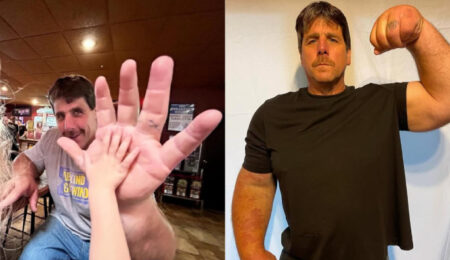 Picture The Incredible Strength of Arm Wrestler Jeff Dabe and His 20-Inch Forearms