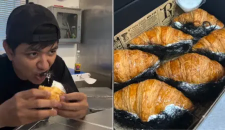 Picture Thai Bakery Makes Croissants Covered in Edible “Hair”