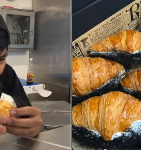 Picture Thai Bakery Makes Croissants Covered in Edible “Hair”