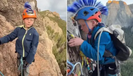 Picture Seven-Year-Old Becomes the Youngest Person to Reach the Top of El Capitan