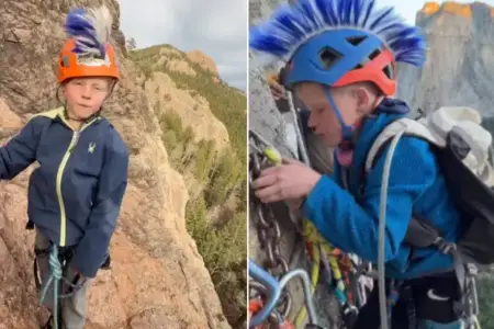 Picture Seven-Year-Old Becomes the Youngest Person to Reach the Top of El Capitan