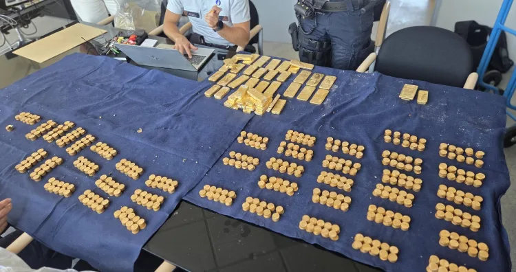 gold bars found underground
