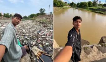 Picture Student Spents Eight Months Cleaning a River. Weeks Later, It Was Full of Trash Again.