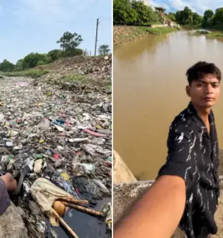 Picture Student Spents Eight Months Cleaning a River. Weeks Later, It Was Full of Trash Again.